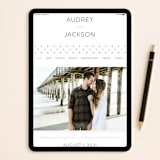 "Forever And" - Save the Dates in Black Tie by Kim Dietrich Elam - FREE Wedding Website