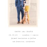 "Display" - Save the Dates in Blush by Carly Reed Walker - Close-Up