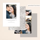 "The Next Chapter" - Save the Dates in Pearl by Laura Bolter - Back of Card