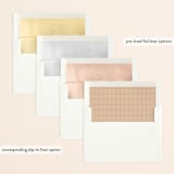 "Terra Cotta" - Save the Dates in Terra Cotta by Ashlee Townsend - Slip-In Envelope Liners