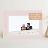 "Refreshed" - Save the Dates in Blush by Mere Paper - Front