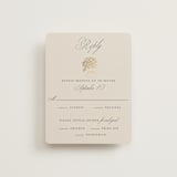 "Shimmering Hydrangeas" - RSVP Cards in Tea Time by Susan Zinader - Front