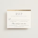 "The Ritz" - RSVP Cards in Quartz by Kristie Kern - Front