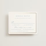 "storybook garden" - RSVP Cards in Bluebell by Kristie Kern - Front