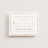 "Posy" - RSVP Cards in Blush by Everett Paper Goods - Front