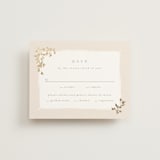 "Everly" - RSVP Cards in Latte by Kristie Kern - Front