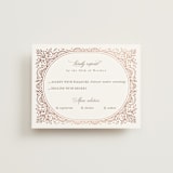 "Zardozi" - RSVP Cards in Amethyst by Mansi Verma - Front