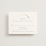 "Vine Wrap" - RSVP Cards in Cotton by Amy Kross - Front