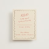 "Party On!" - RSVP Cards in Sangria Spark by Zove Ahhh - Front