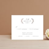 "Tradition" - RSVP Cards in Almond by Leah Bisch - Front
