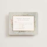 "Effervescent" - RSVP Cards in Dove by Meggy Masters - Front