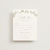 "Canopy" - RSVP Cards in Ivy by Everett Paper Goods - Front
