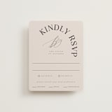 "The Arc" - RSVP Cards in Truffle by Vera Lim - Front