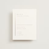 "Ampersand glam" - RSVP Cards in Powder by Creo Study - Front