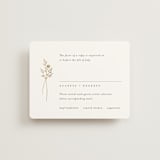 "Wildflower" - RSVP Cards in Cotton by Jennifer Postorino - Front