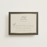 "Hillside" - RSVP Cards in Graphite by Everett Paper Goods - Front