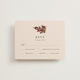 "Autumn Leafs" - RSVP Cards in Autumn by Itsy Belle Studio - Front