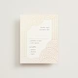 "ionic" - RSVP Cards in Onyx by Lori Wemple - Front