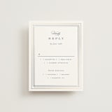 "Aurelia" - RSVP Cards in Dusty Blue by Janean Hinger - Front