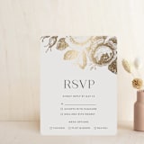 "Beloved" - RSVP Cards in Mist by Design Lotus - Front