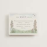 "Mountaintop" - RSVP Cards in Evergreen by Paper Sun Studio - Front