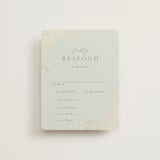 "Riviera" - RSVP Cards in Willow by Leia Matt - Front