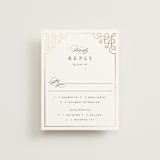 "Intertwined" - RSVP Cards in Pearl by Janean Hinger - Front