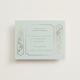 "Castle" - RSVP Cards in Hummingbird by Claudia Orengo - Front