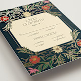 "Gilded Tapestry" - RSVP Cards in Midnight Garden by Simona Camp - Detail