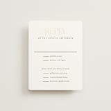 "Idyllic" - RSVP Cards in Sugar by Jessica Williams - Front