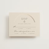 "Misha" - RSVP Cards in Latte by Kristie Kern - Front