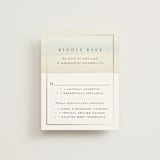 "Contemplate" - RSVP Cards in Sand by Janean Hinger - Front