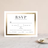 "Deluxe" - RSVP Cards in Tuxedo by Jennifer Postorino - Front