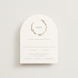 "Panache" - RSVP Cards in Onyx by Kristie Kern - Front