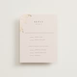 "Classique" - RSVP Cards in Spun Sugar by Jessica Williams - Front