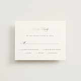 "raffiné" - RSVP Cards in Obsidian by Benita Crandall - Front