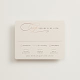 "And Centered" - RSVP Cards in Cream by Hooray Creative - Front