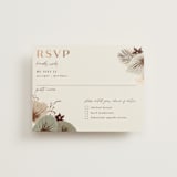 "Jasmine" - RSVP Cards in Dusk by Susan Moyal - Front