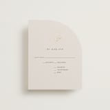 "Eloquent" - RSVP Cards in Ivory by Angela Thompson - Front