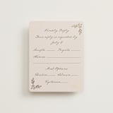 "Manuet" - RSVP Cards in Vanilla by Petra Kern - Front