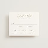 "Formally" - RSVP Cards in Mist by Sarah Brown - Front
