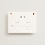 "Amore" - RSVP Cards in Snow by Ani Somi - Front