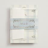 "salt and ivory" - RSVP Cards in Belair by Grae - Assembled with Belly Band