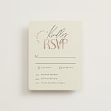 "Together" - RSVP Cards in Cream Puff by Pixel and Hank - Front