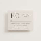 "HONOR" - RSVP Cards in Ivory by Melanie Kosuge - Front