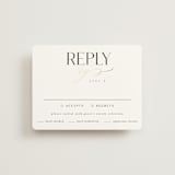 "Overlay" - RSVP Cards in Silk by Kelly Schmidt - Front