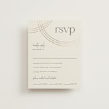 "Curves" - RSVP Cards in Chiffon by Amy Payne - Front
