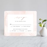 "Formal Watercolor" - RSVP Cards in Bashful by Jennifer Postorino - Front