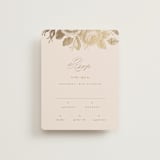 "Idyllic" - RSVP Cards in Petal by Design Lotus - Front
