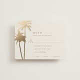 "Sunset by the Sea" - RSVP Cards in Tan by lulu and isabelle - Front